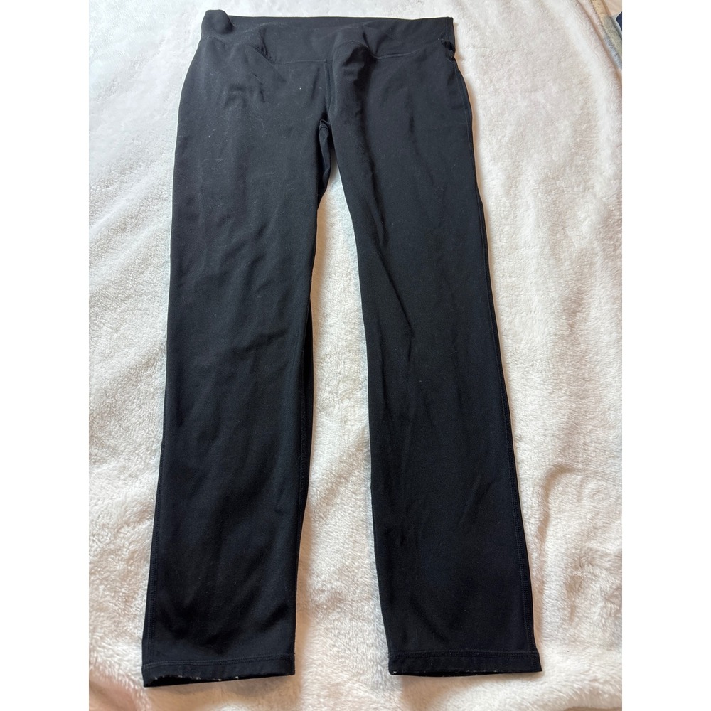 RBX Active Womens XL Black Crossover Waistband Athletic Leggings Yoga Pants